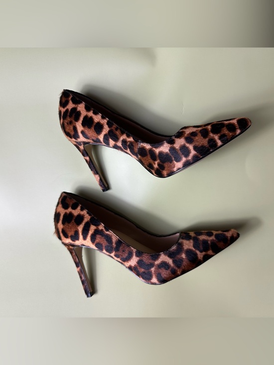 Gianni Bini Shoes - Gianni Bini Leopard Print Pointed Toe Pumps - Brown/Black